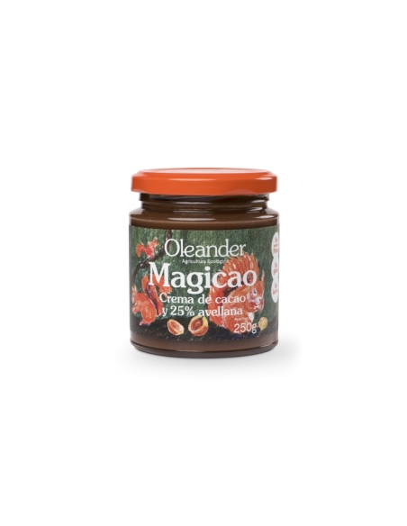 Crema de cacao y avellanas ecológica