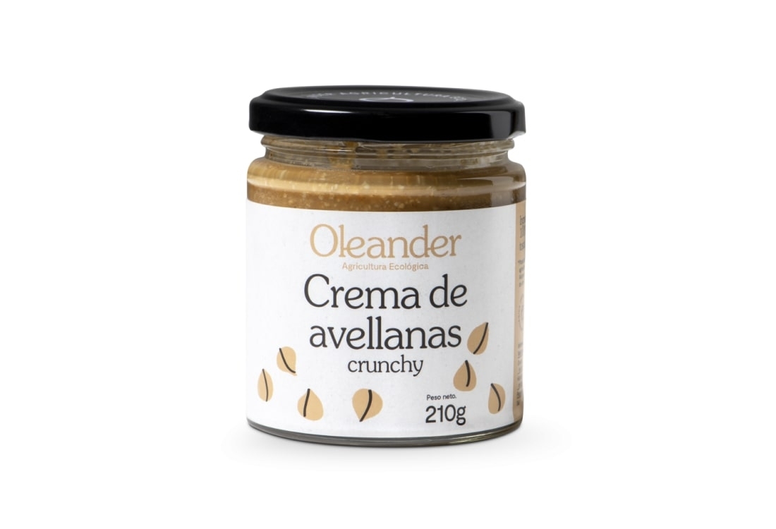 Crema de avellanas crunchy ecológica