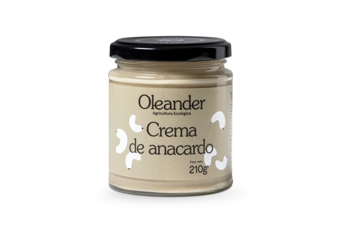 Crema de anacardos ecológica