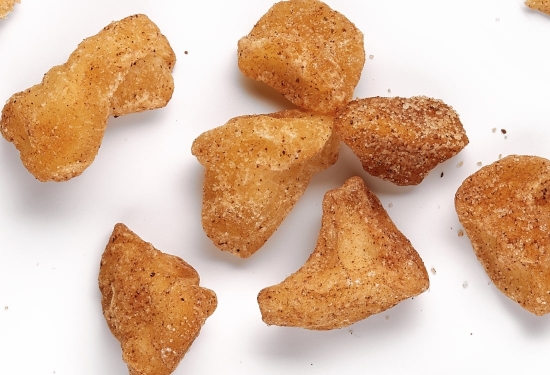 Manzana deshidratada con azúcar y canela 2