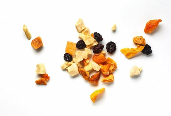 Mezcla de frutas deshidratadas sin azúcares añadidos